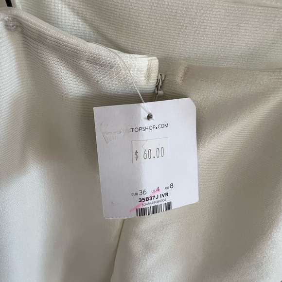 topshop white bodycon minidress - Picture 4 of 4